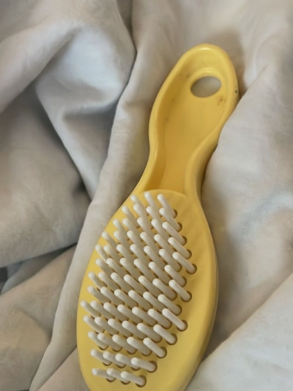 Yellow Vintage Little Tikes Plastic Replacement Beauty Salon Vanity Hair Brush
